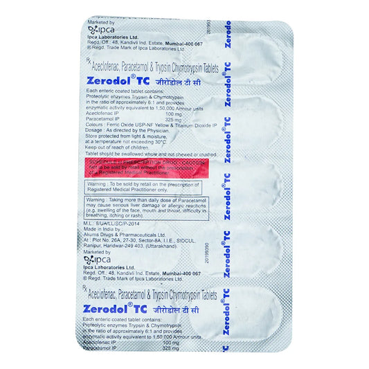 Zerodol TC Tablet