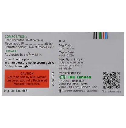 ZOCON 150MG TABLET 6'S