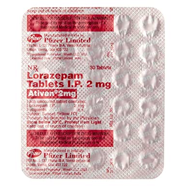 Ativan 2mg Tablet