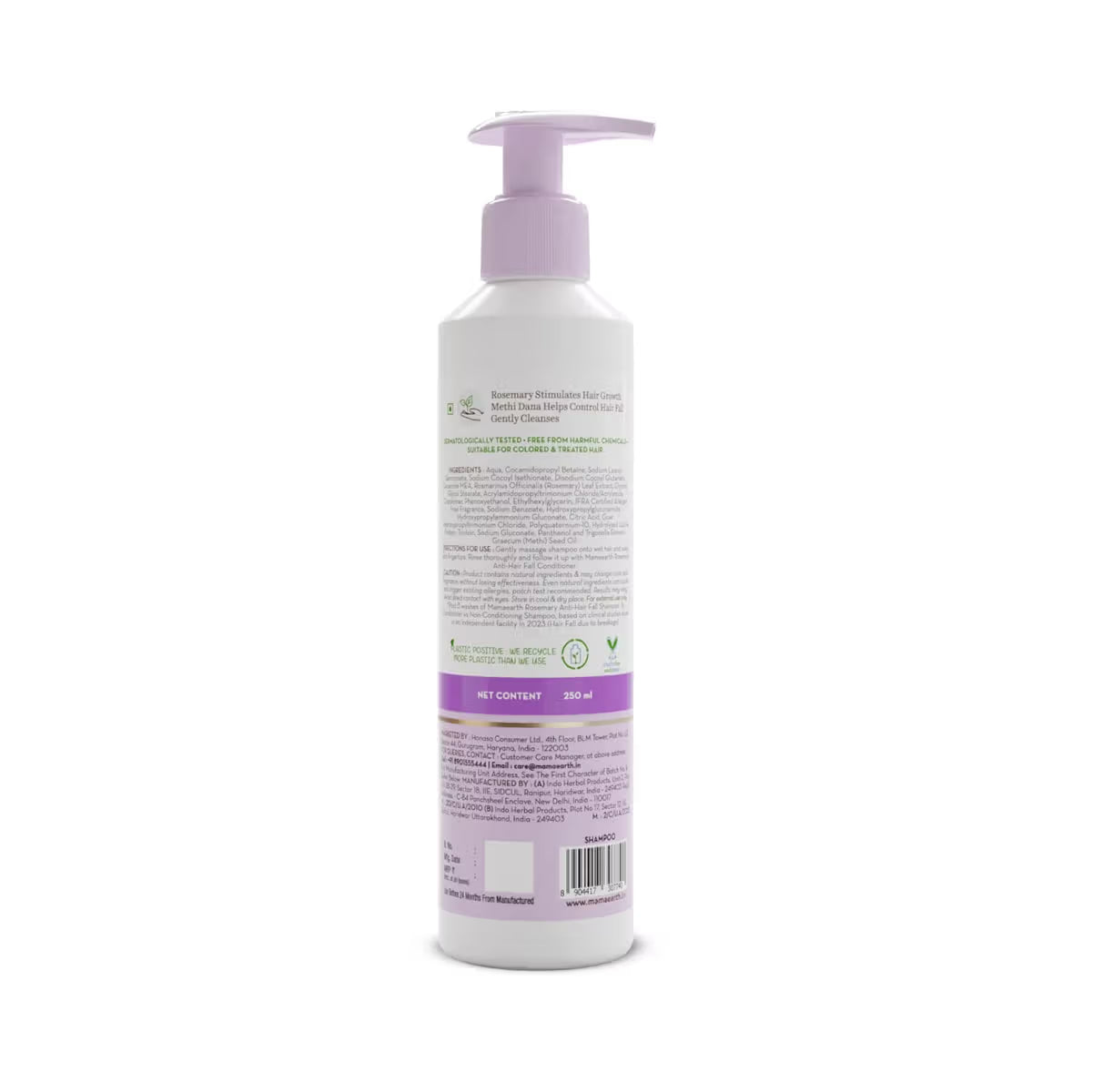 Mamaearth Rosemary Anti-Hair Fall Shampoo With Rosemary & Methi Dana (180ml)