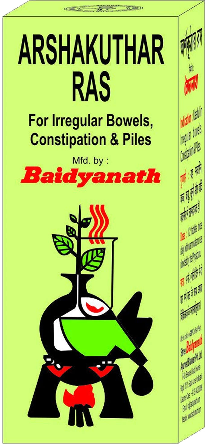 Baidyanath Arshakuthar Ras | Bottle | Tablets | 40