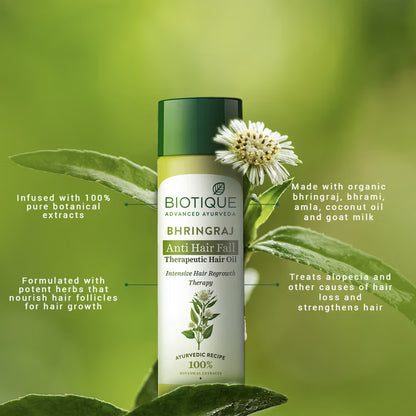 Biotique bio bhringraj faling hair oil 200ml (Pack of 1)