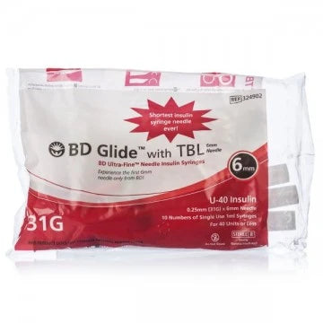 BD Insulin Syringes with BD Ultra-Fine Needle