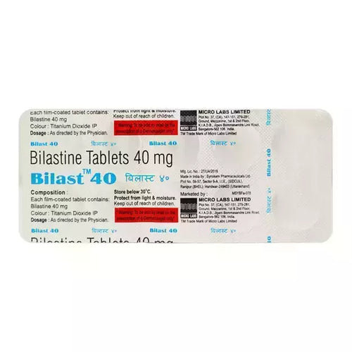 Bilast 40mg Tablet