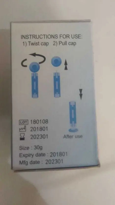 Naulakha Blood Lancets 100 Sterile Lancets Glucometer Lancets (100)