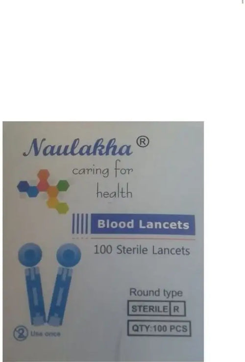 Naulakha Blood Lancets 100 Sterile Lancets Glucometer Lancets (100)