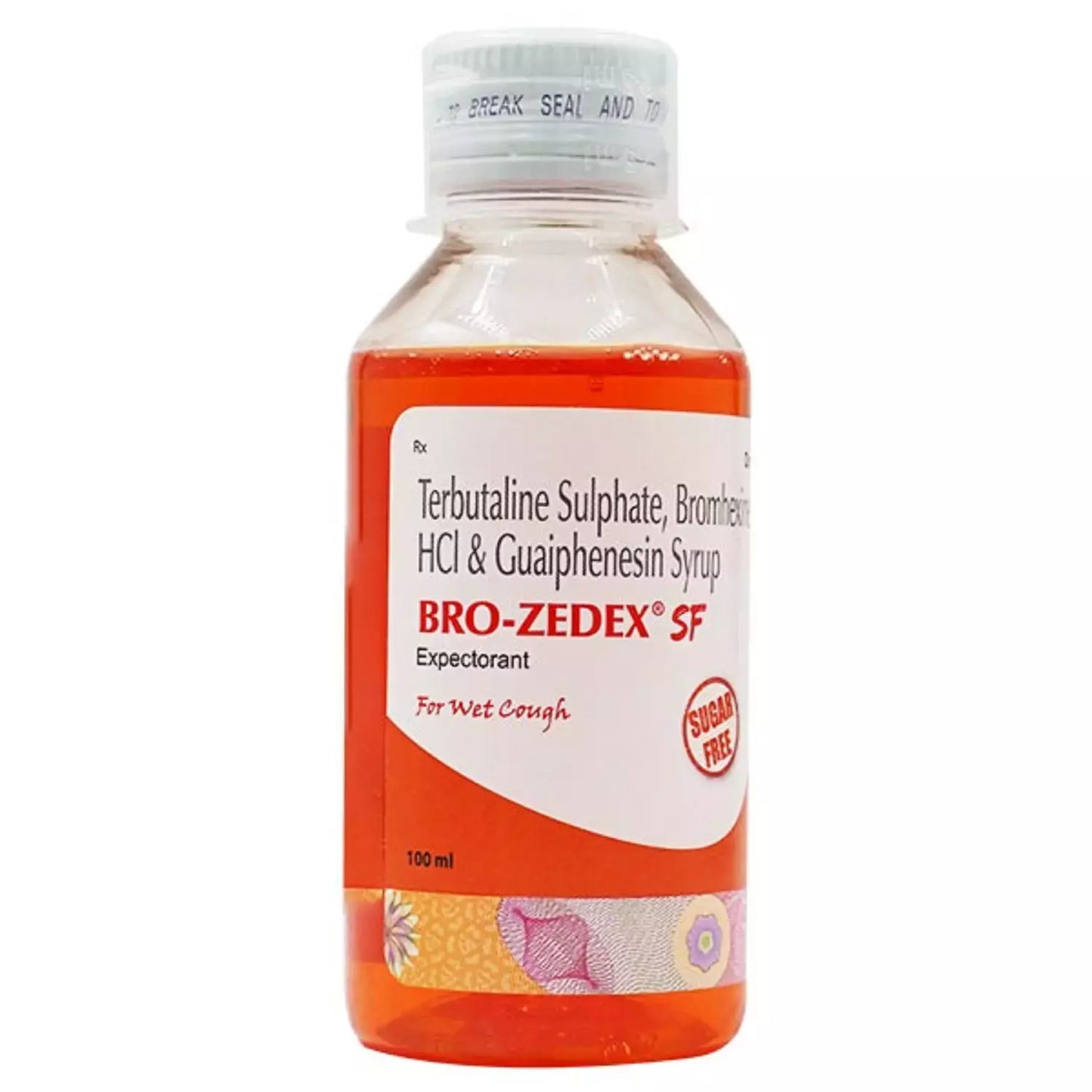 Bro-Zedex SF Syrup Sugar Free