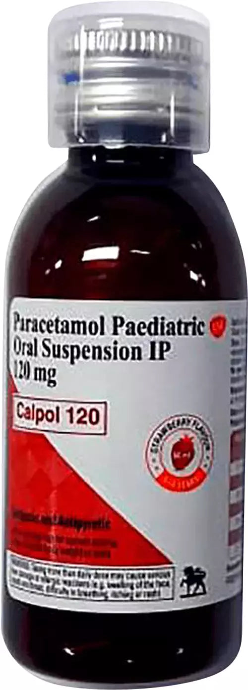 Calpol 120mg Suspension Strawberry