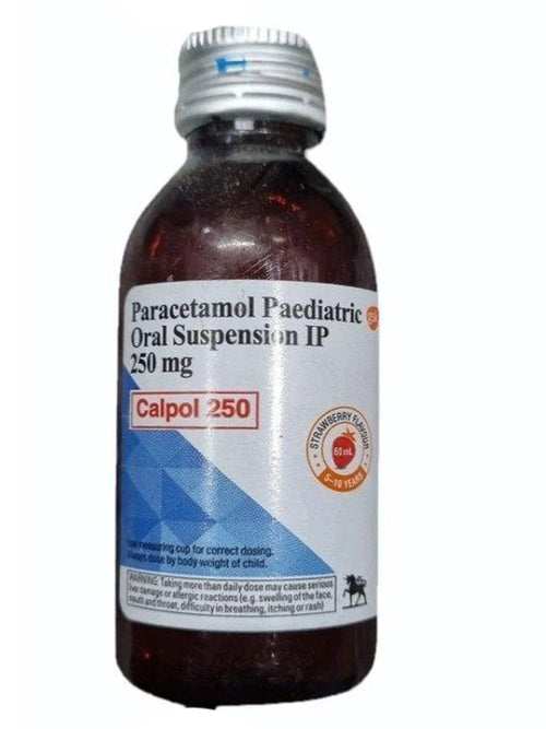 Calpol 250mg Paediatric Oral Suspension Strawberry