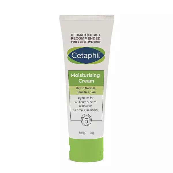 Cetaphil Moisturising Cream | Dry To Normal Sensitive Skin | 80 Gm