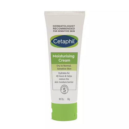 Cetaphil Moisturising Cream | Dry To Normal Sensitive Skin | 80 Gm