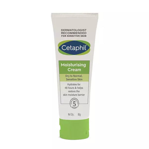 Cetaphil Moisturising Cream | Dry To Normal Sensitive Skin | 80 Gm