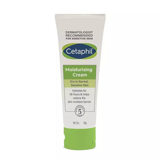 Cetaphil Moisturising Cream | Dry To Normal Sensitive Skin | 80 Gm