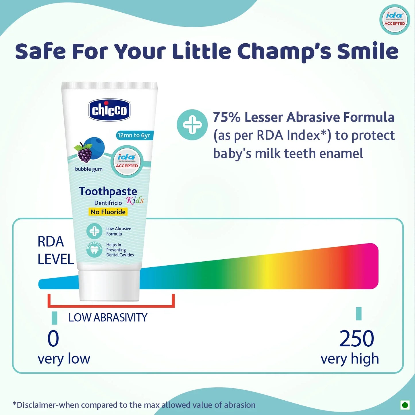 Toothpaste 12M to 6Y 50g