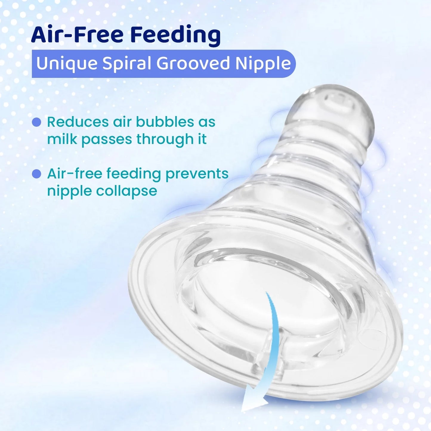 Feed Easy Baby Colored Bottle 250 ml Medium Flow 2M+
