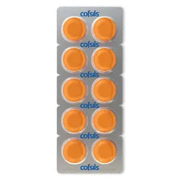 Cofsils Orange Flavour, 10 Lozenges