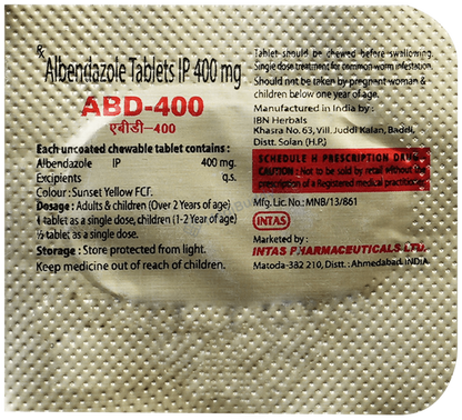 Abd 400mg Tablet