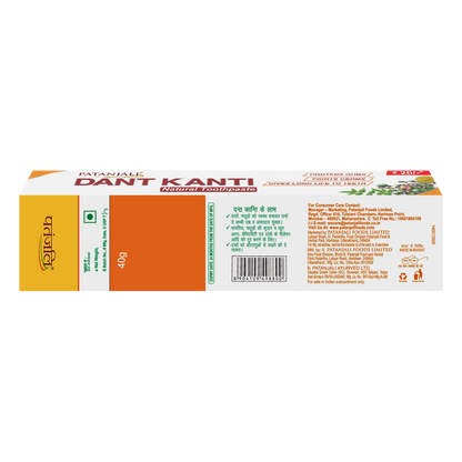 Patanjali Dant Kanti Natural Toothpaste  40g