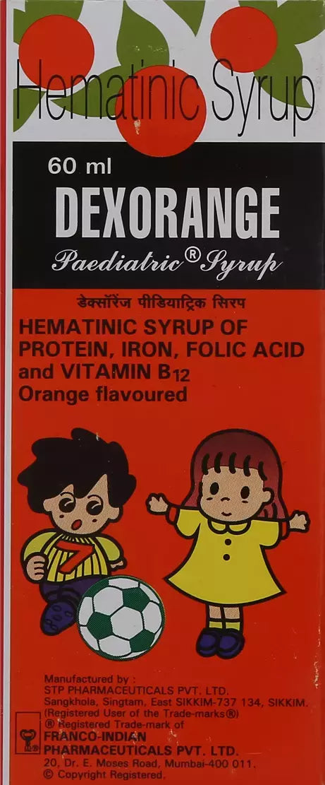 Dexorange Paediatric Syrup Orange