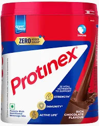 Protinex High Quality Protein | Nutritional Drink for Immunity & Strength Zero Added Sugar Rich Chocolate Powder
