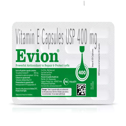 Evion 400mg Vitamin E Capsule