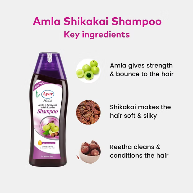 AYUR AMLA SHIKAKAI SHAMPOO 100 ml