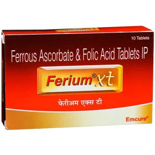 Ferium XT Tablet with Ferrous Ascorbate & Folic Acid