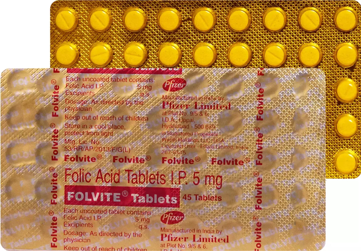 Folvite 5mg Tablet