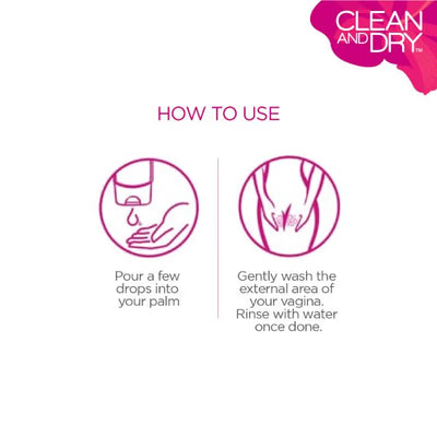 Clean & Dry Daily Intimate Wash 190 ml