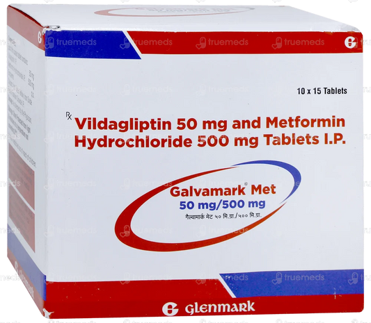 Galvamark Met 500mg/50mg Tablet