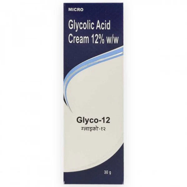 Glyco-12 Glycolic Acid Cream | For Dry Skin, Acne & Hyperpigmentation