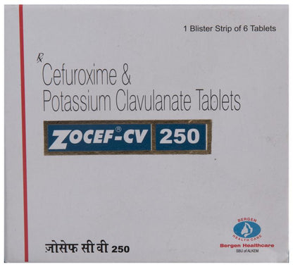 Zocef CV 250 Tablet
