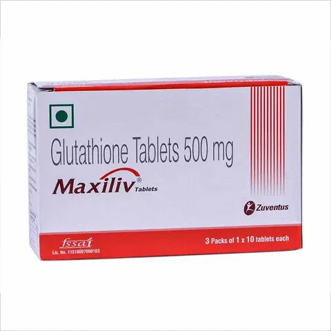 Maxiliv Glutathione Tablet for Adults