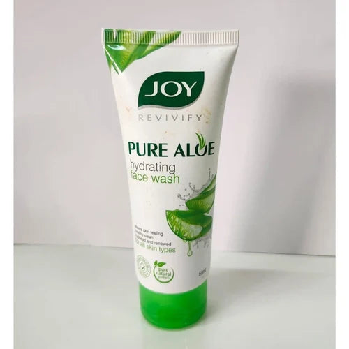 Joy Pure Aloe Repairing & Soothing Face & Body Gel - Helps Reduce Acne, Pimple, 50 ml