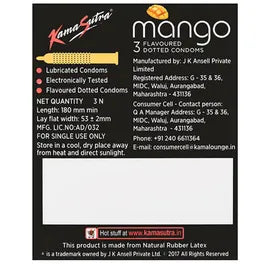 Kamasutra Mango Pleasure Flavoured Condoms