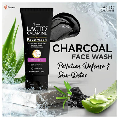 Lacto Calamine Active Charcoal Face Wash 100 ml