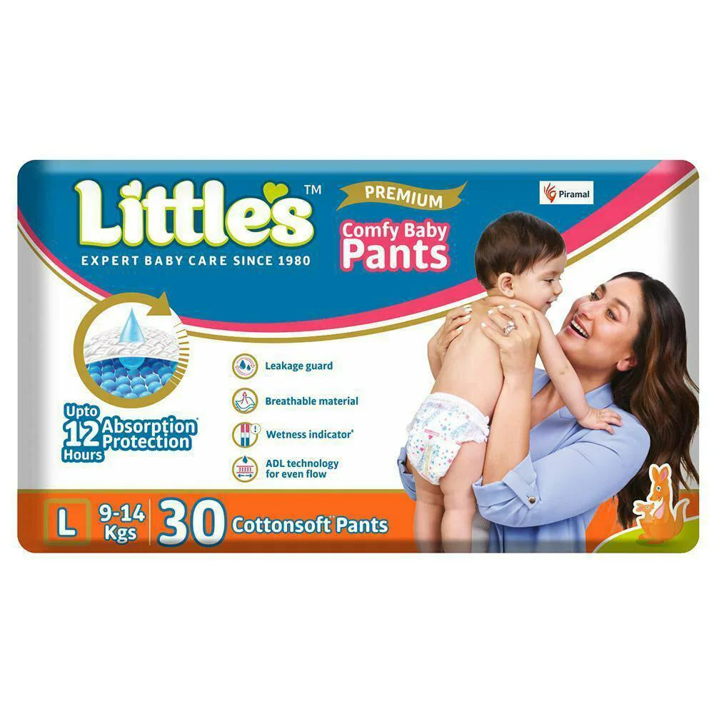 Little's Comfy Baby Pants (Pack of 30)