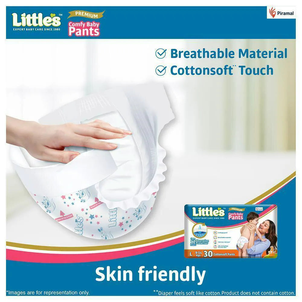 Little's Comfy Baby Pants (Pack of 30)