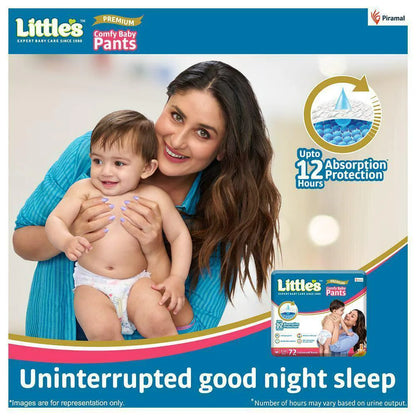 Little's Comfy Baby Pants (M) 72 count