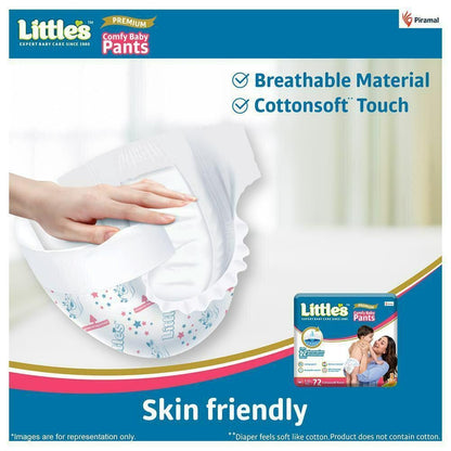 Little's Comfy Baby Pants (M) 72 count