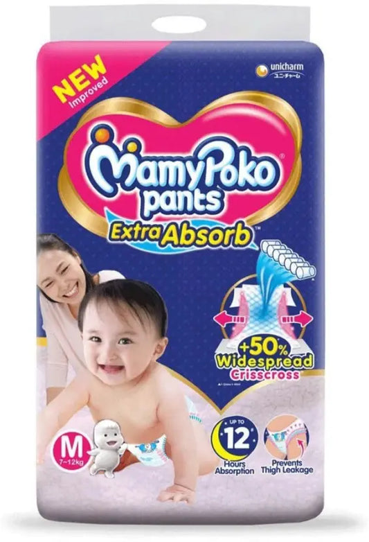 MamyPoko Pants Extra Absorb, Size M 40 - M (40 Pieces)