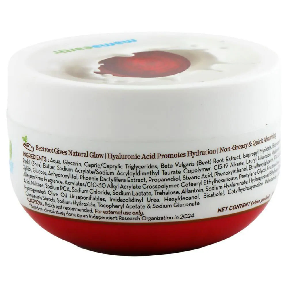 Mamaearth Beetroot Hydraful Light Moisturizing Cream With Beetroot & Hyaluronic Acid|50g