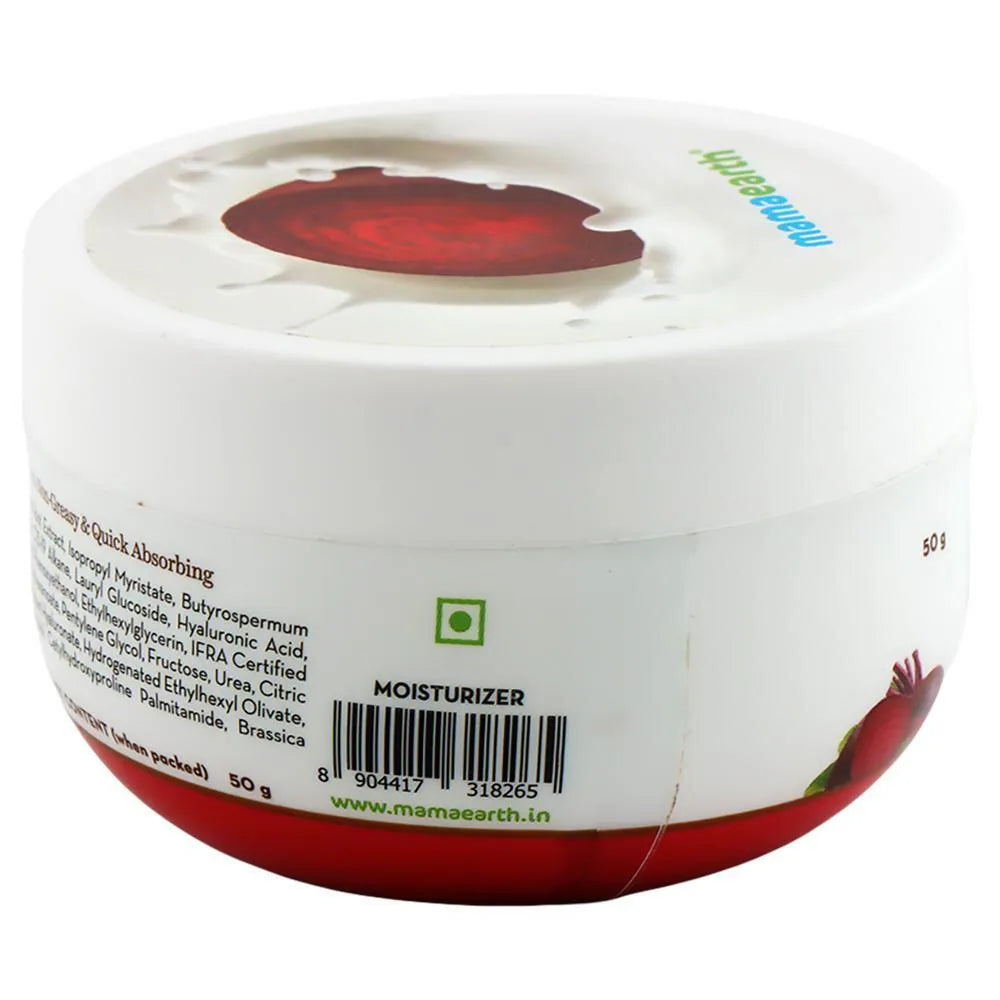 Mamaearth Beetroot Hydraful Light Moisturizing Cream With Beetroot & Hyaluronic Acid|50g