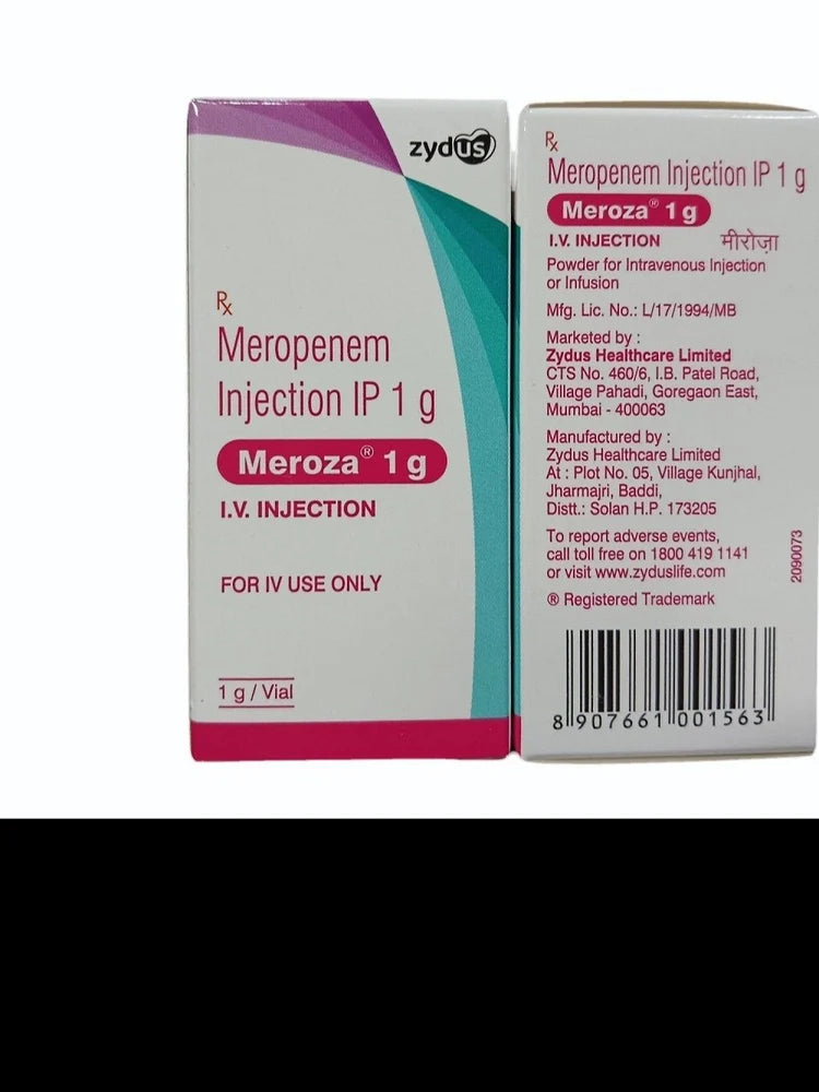 Meroza 500/1000mg Injection