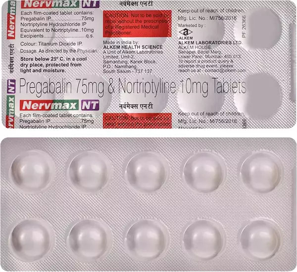 Nervmax Nt Strip Of 10 Tablets