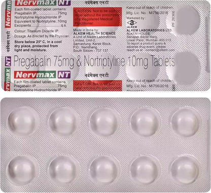 Nervmax Nt Strip Of 10 Tablets