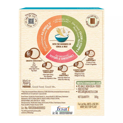 Nestle Cerelac Rice Baby Food Cereal | No Refined Sugar & No Preservatives | 6 To 24 Months | 400 Gm