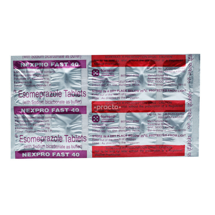 Nexpro Fast 40 mg Tablet