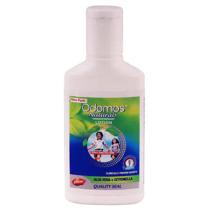 Odomos Naturals Mosquito Repellent Lotion with Aloe Vera + Citronella 50 ml