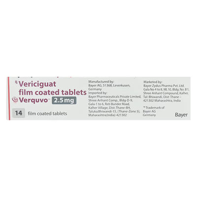 VERQUVO 2.5 Tablet 14's